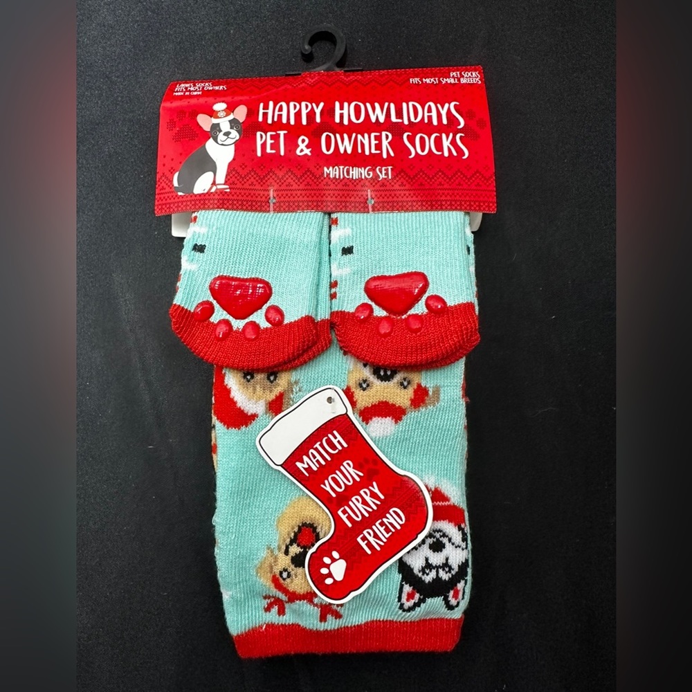 #1253 Pet and Owner Socks New in packaging